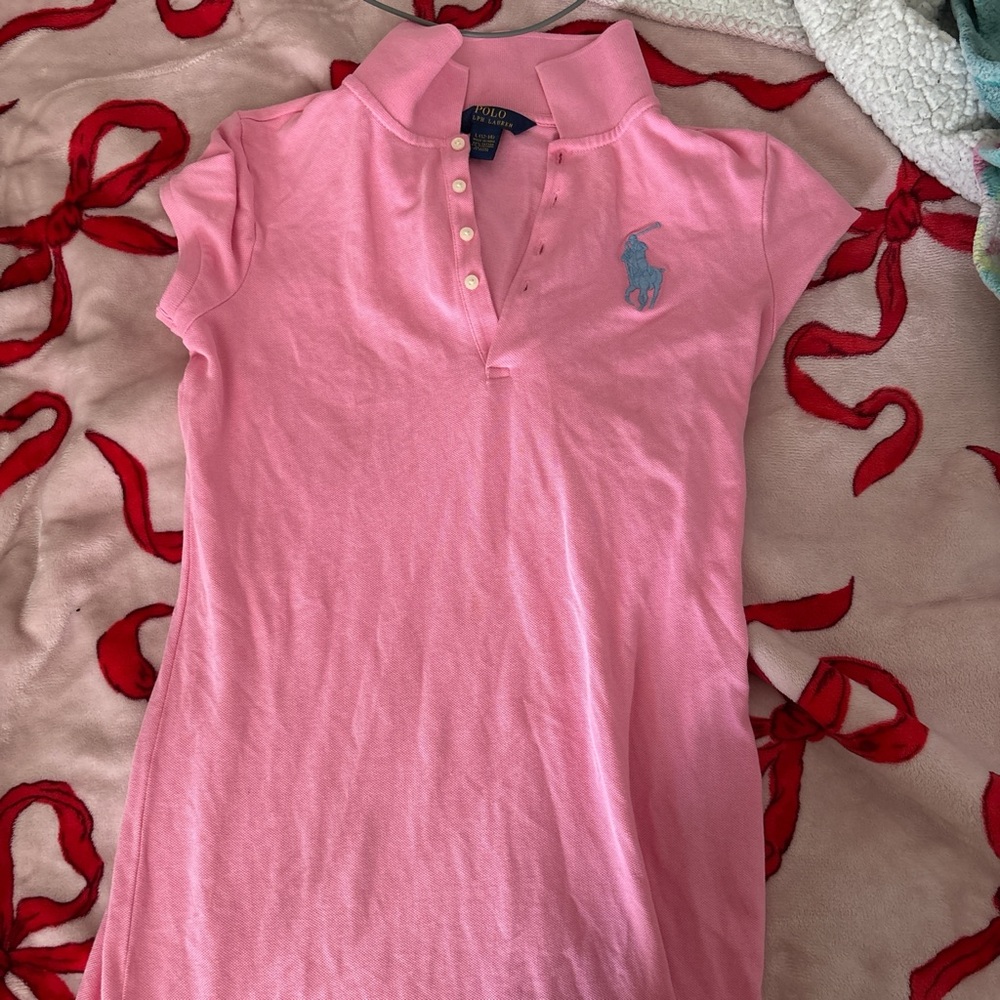 Polo by Ralph Lauren Pink Performance Polo Shirt